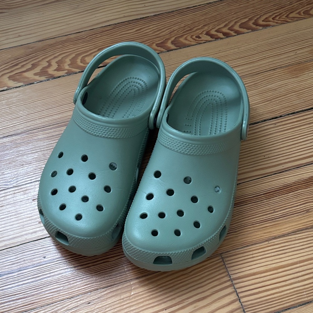 Sage Green Crocs Size M10/W12